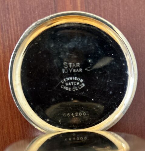 Antique Swiss Full Hunter 15 Jewel Pocket Watch - Dennison Star - Picture 9 of 13