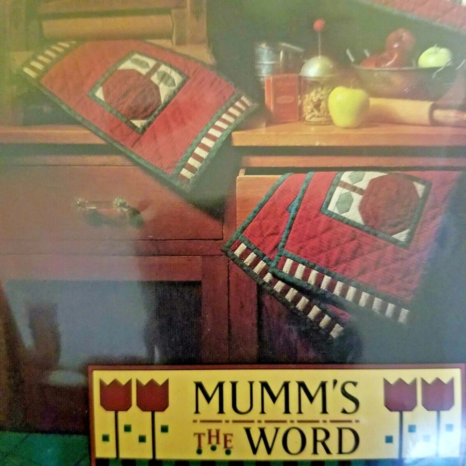 Debbie Mumm's The Word "Apple Country " Applique Quilt & Placemats Quilt Pattern - Image 4 of 4