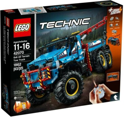 LEGO Technic 6x6 All Terrain Tow Truck 2017 (42070) Building Kit 1862 Pcs