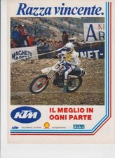 advertising Pubblicità-MOTO KTM 125 LC1 1981 - MOTOCROSS  EPOCA -VINTAGE MX