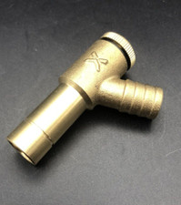 T-DOC Extra Long Tail Drain Cock - 15mm - Premium quality - Direct from UK Stock
