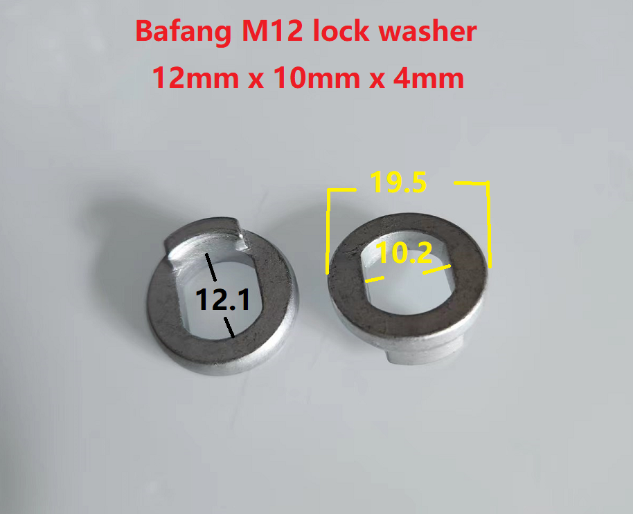 APAR EBIKES Axle Nut & Hardware Kit – M12/M14/M16 Lock Nut, Washer, Spacer, Torque Arm