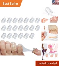 Breathable Gel Toe Caps - 20 Pcs Soft Silicone Covers for Comfort  Protection