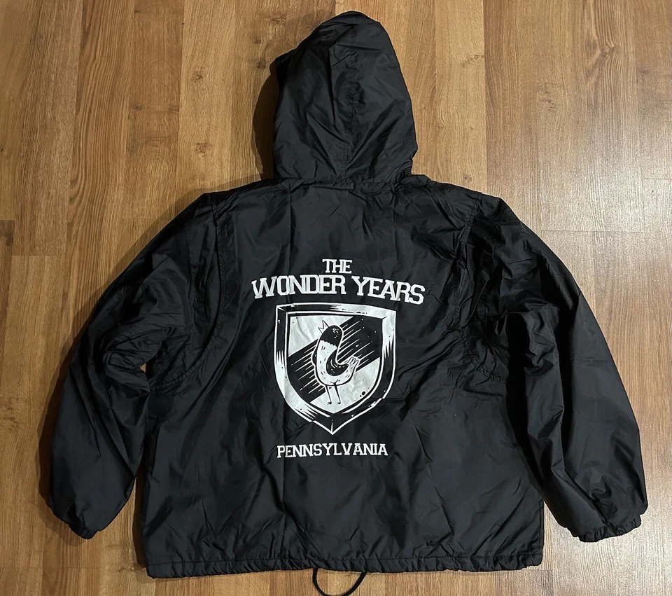 Chaqueta THE WONDER YEARS talla XL banda historia hasta ahora pop punk merch Foto 2 de 3