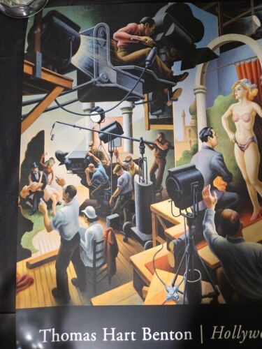 Thomas Hart Benton Hollywood Poster Das Nelson-Adkins Museum of Art Kansas City - Bild 3 von 5