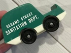 Vintage Fisher Price Little People Sesame Street SANITATION DEPT. TRUCK #938