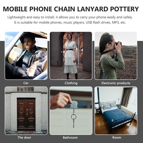 3 Pcs Handy-Kettenband Fräulein Handy-Lanyard Mobiles Schlüsselband - Zdjęcie 4 z 12