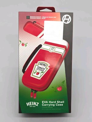 Hyperkin Heinz Tomato Ketchup EVA Hard Shell Carrying Case For Nintendo Switch