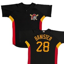 Team Issued Pittsburgh Pirates Jeff Banister Spring Training BP Jersey Size 48