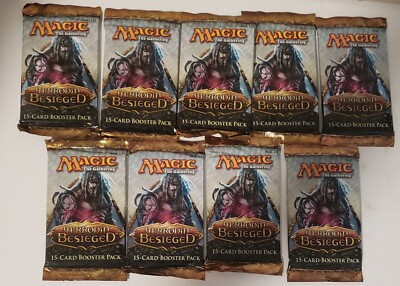 LOT OF 9 MIRRODIN BESIEGED Sealed Booster Packs from Box Unopened Magic NEW  #1 | eBay