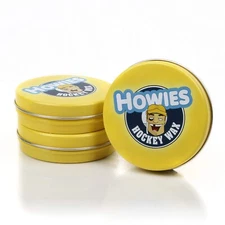 3-Pack Howies Hockey Stick Wax with Case | Howie's Puck Grip Tape Tin Ice Roller