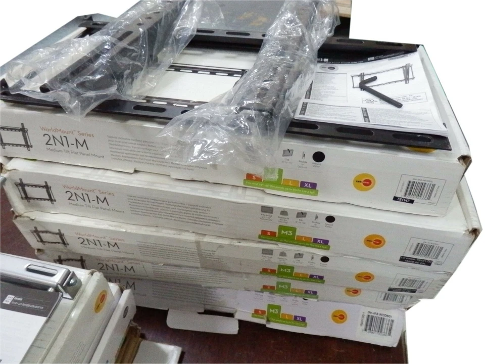 5xOmnimount 2N1-M Tilt & 3x 1N1-M Medium Fixed TV, Mount upto 400x300 No kits - Image 3 of 4