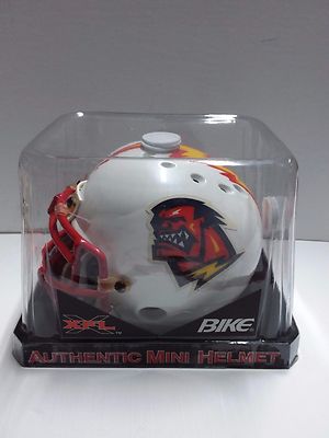 2000 Bike XFL Football Authentic Mini Helmet Inaugural Team Orlando Rage |  eBay
