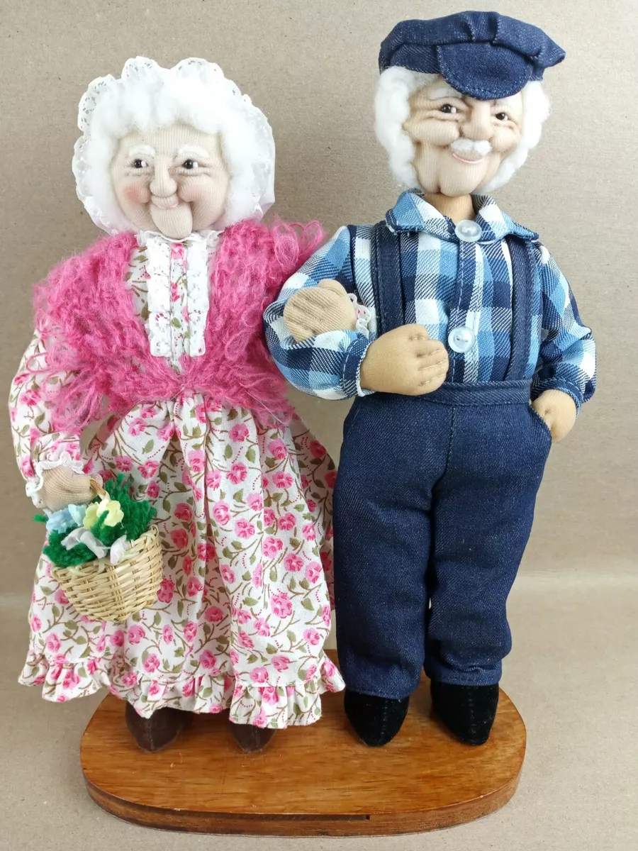 Collectible grandma grandpa dolls hotsell