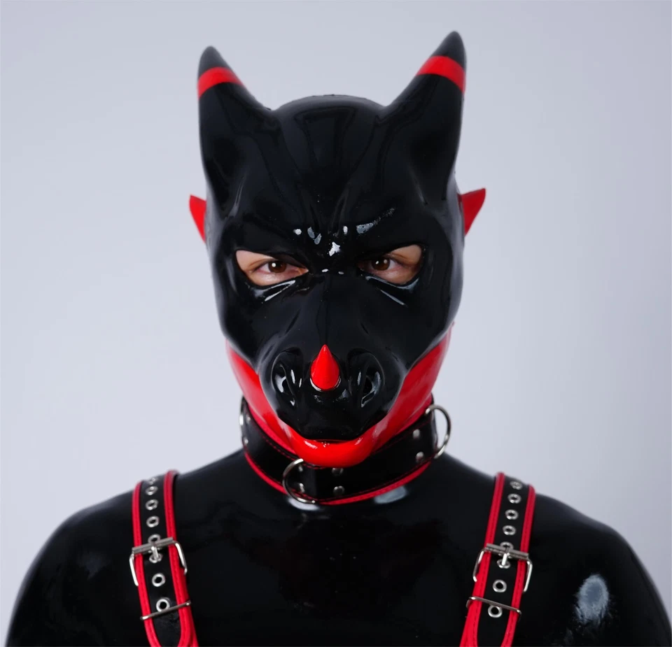 Furrjoi Silicone Evil Dragon Mask Role Play Headgear Furry Fetish Color Custom - Image 2 of 4