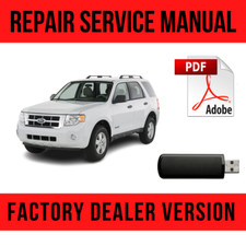 Ford Escape 2008-2012 Factory Repair Manual Usb