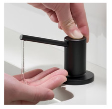 Kraus Matte Black 17 oz. Capacity Deck-mount Soap and Lotion Dispenser