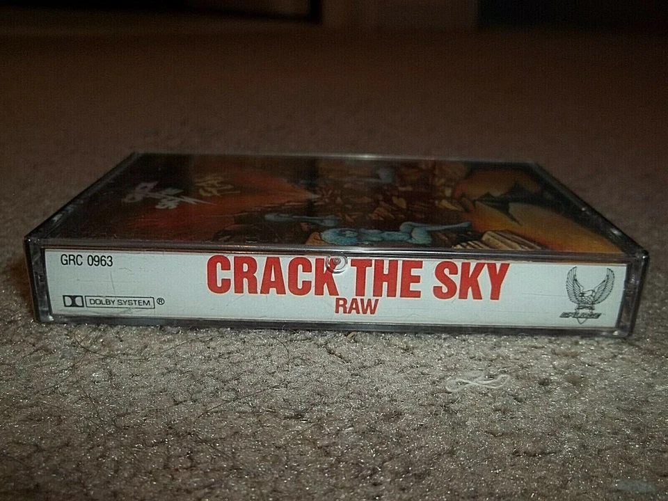 New Sealed VTG Rare 1987 Crack The Sky Raw Grudge Dolby Cassette Tape GRC 0963 - Image 2 of 4