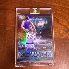 Larry Bird 2026-27 Topps Three 3 Ice Water Platinum 1/1 #IW-34 Celtics 