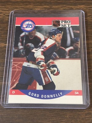 1990-91 Pro Set - Gord Donnelly #560 (RC) Winnipeg Jets (B)