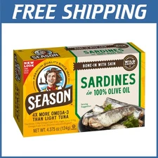 Mediterranean Diet Staple: Canned Sardines 24-Pack