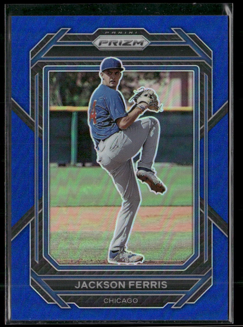 2023 Panini Prizm #57 Jackson Ferris Blue Prizms #/149