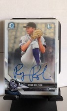 2018 Bowman Draft - Chrome Draft Pick Autographs Ryan Rolison #CDA-RR (AU, RC)