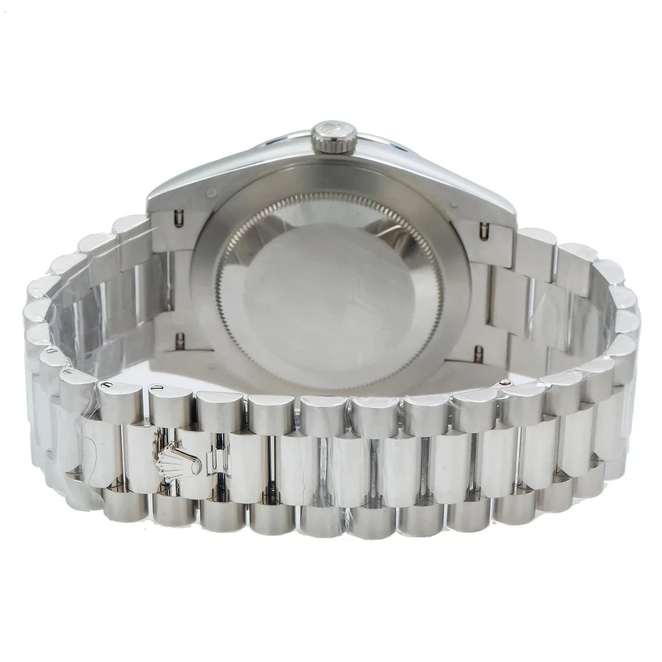 Rolex Day-Date President 40mm Platinum Meteorite Dial Baguette Bezel - 228396TBR - Bild 3 von 4