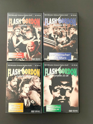 Flash Gordon - Komplette Serie 4-DVDs. TOP Zustand