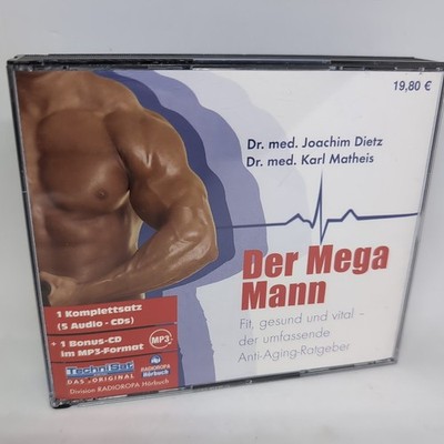 Der Mega Mann Hörbuch, 5 CD s , Anti Aging Ratgeber Diez, Matheis