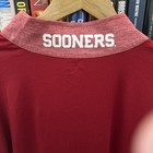 Mens Oklahoma Sooners XL Red & White Sweatshirt Quarter Zip — photo 3