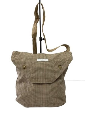 Engineered Garments Shoulder Bag in Cotton BRW Check