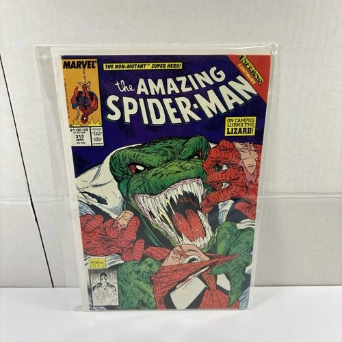 The Amazing Spider-Man #313 Marvel Comics 1988 (Todd McFarlane Lizard Cover) VF