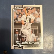 2026 Topps Series One Colson Montgomery White Sox Rookie #157