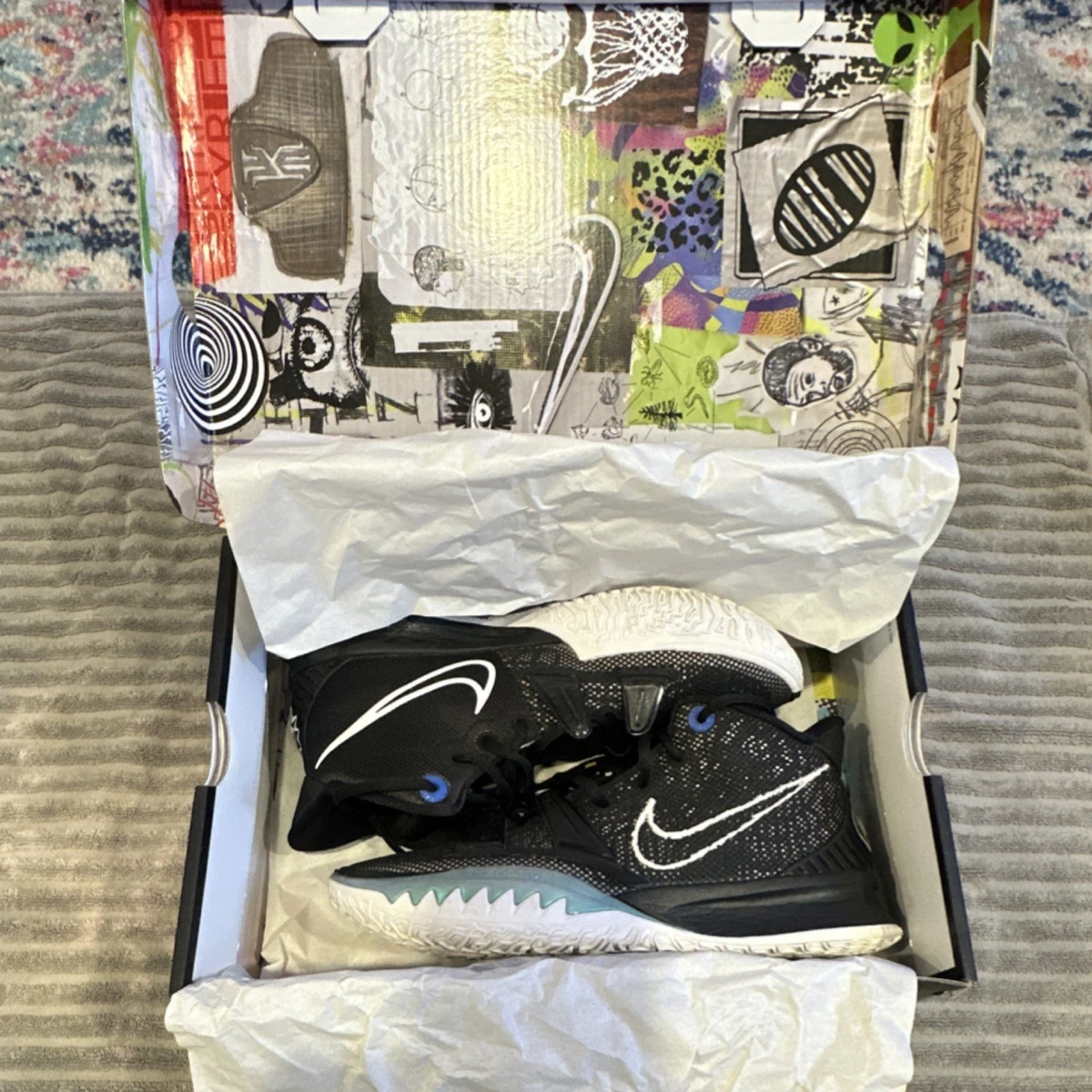 Nike Kyrie 7 BK Black for Sale | Authenticity Guaranteed | eBay