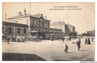 CAR-ADQP3-0203-22 - SAINT-BRIEUC - Gare de l'ouest-etat - Die malerische Bretagne