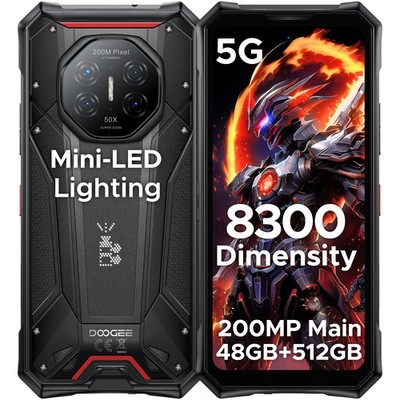 DOOGEE S300Pro 5G Robust Smartphone 48GB+512GB Android 16 11000mAh WiFi6E Handy