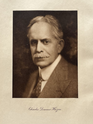 Original Vintage Engraving Charles Downer Hazen Ph. D