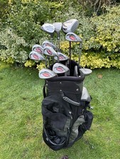 Starter Set Of Golf Clubs Including Ram Dunlop With Wilson Bag