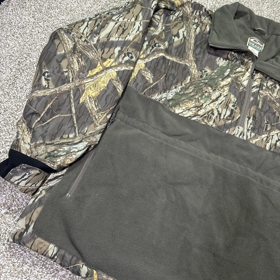 Drake Waterfowl MST Guardian Eqwader Flex Fleece 1/4 Zip jacket Mossy Oak Shadow - Image 2 of 4