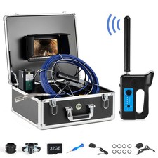 7 in. Self-Leveling Sewer Camera with Locator 164 ft. Cable IP68 Plumbing Camera