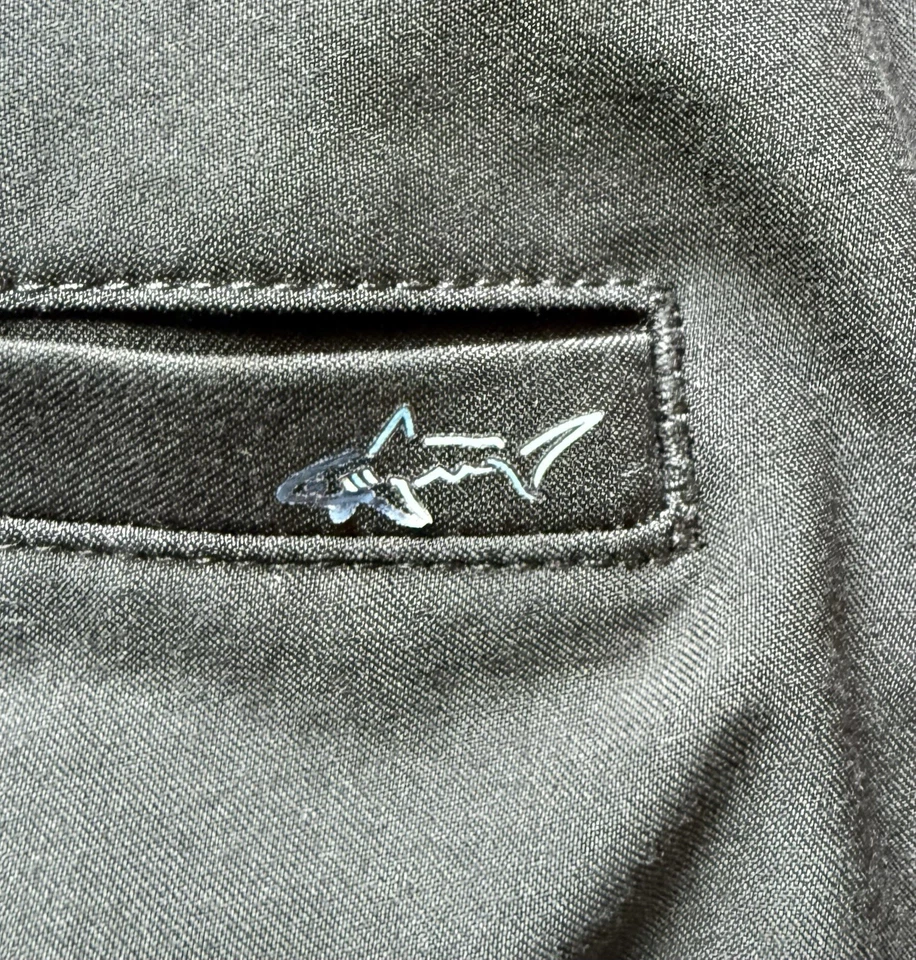 Pantalones Cortos Greg Norman Performance 2XL Negros Golf Por Diseño Bolsillos Elásticos 8.5" Foto 3 de 4