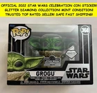 GROGU MANDALORIAN 2022 STAR WARS CELEBRATION DIAMOND GLITTER EXCLUSIVE FUNKO POP