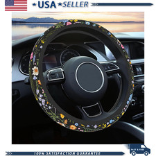 Non-slip Breathable Steering Wheel Cover Cute Wildflower Non-slip Breathable Steering Wheel Cover Cute Wildflower
