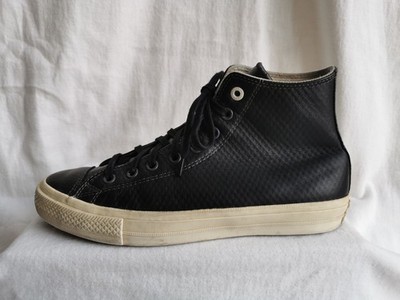 Converse CTAS II High Almost Schuhe Leder EU 42,5 US 9 schwarz Sneaker 153555C