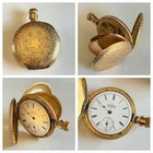 1892 Mens 14K Gold Filled Dueber Champion Case 6S Elgin Pocket Watch For Repair