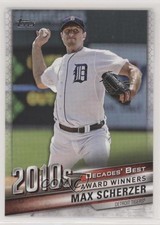 2020 Topps Decades Best Award Winners Max Scherzer #DB-97 2b8