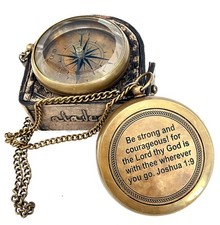Inspirational Gift Compass - God My Lord Guide Me - Uplifting Baptism Gift, G...