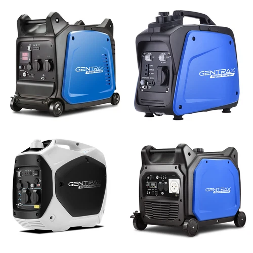 Gentrax 6.6KW 3.5KW 2.2KW 800W Inverter Generator Pure Sine Wave Petrol Camping - Picture 1 of 49