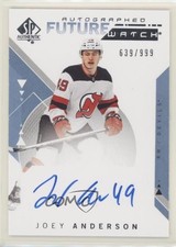 2018-19 SP Authentic Auto Future Watch 639/999 Joey Anderson #215 m0p